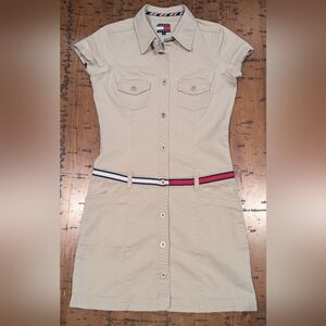 VTG- Tommy M Y2K Button Safari Dress